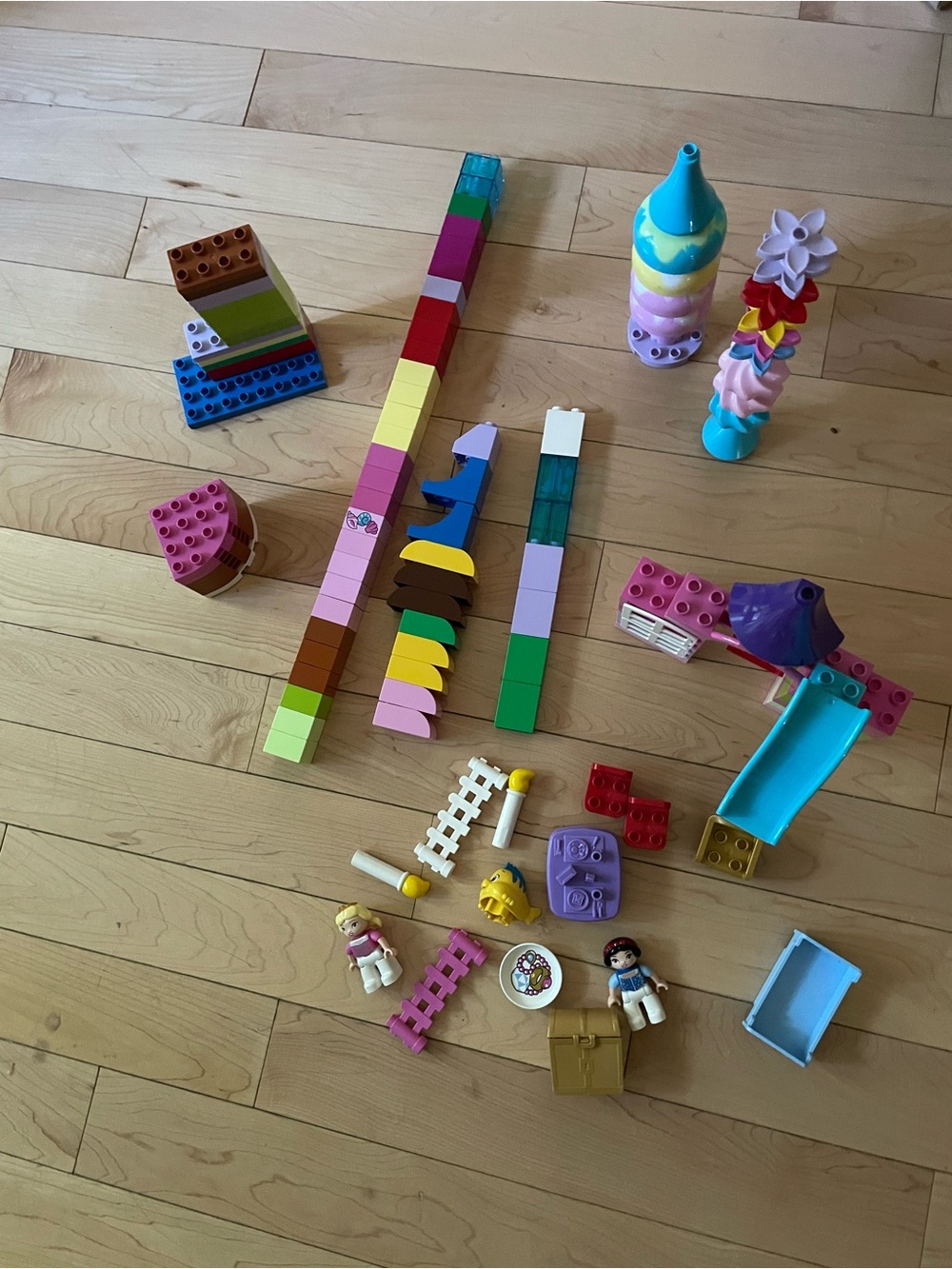 Colorful Pink & Blue Building Toy Set - Kids Toys